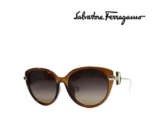 【Salvatore Ferragamo】　サルヴァトーレ フェラガモ　サングラス　SF919SA　210　ブラウン　アジアンフィット　国内正規品