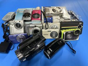 デジタルカメラ まとめ売り ビデオカメラ コンパクトカメラ FUJIFILM Canon OLYMPUS