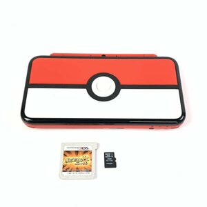 NINTENDO ニンテンドー NEWニンテンドー2DS LL モンスターボールエディション ポケットモンスターウルトラサン付属＊動作品