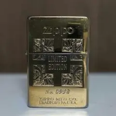 ZIPPO ゴールド 1993年製 PAT2032695 シリアルNo.0958