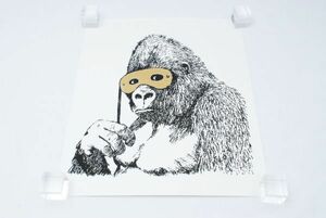 希少 WCP Banksy バンクシー GLITTER GORILLA リプロダクション シルクスクリーン プリント 現代アート 限定品