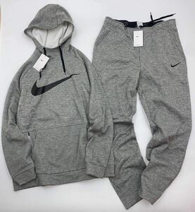 NIKE ナイキ THERMFIT サーマ フリース　フーディ＆パンツ　CU6240-063 932254-063 グレー　XL