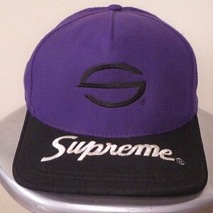 ☆ 初期 2007年 07FW Supreme シュプリーム College 5 Panel Cap カレッジ 5パネル キャップ starter スターター (パープル紫)EGS