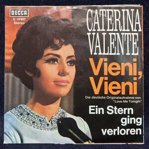 ◆ドイツ盤EP/CATERINA VALENTE/VIENI VIENI/EIN STERN GING VERLOREN◆