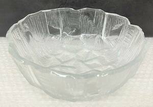 HOYA ホヤ 保谷 CRYSTAL クリスタル ＊北壁 ボウル 盛鉢 大鉢 菓子器 果物皿 ＊レトロ ビンテージ 硝子 ガラス 伝統工芸 工芸品 工芸美術