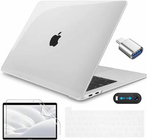 2309234☆ CISSOOK MacBook Pro 13 インチ ケース クリア 透明 2020 2021年 改良新型 シェルカバー A2338 M1 A2251 A2289 モデル 対応