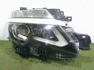 ★日産 E52 エルグランド 中期 後期 ブラックインナー LED 右 ヘッドライト ヘッドランプ コイト 100-23674 未テスト ジャンク品