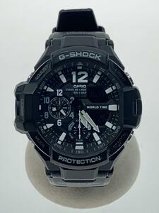 CASIO◆クォーツ腕時計・G-SHOCK/デジアナ/BLK