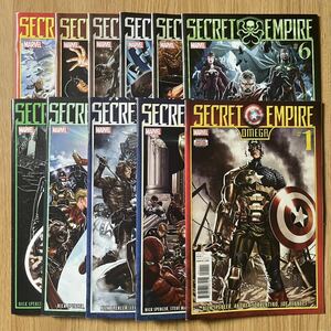 Secret Empire #1-10 + Omega アメコミリーフ MARVEL COMICS マーベルコミックス シークレットエンパイア キャプテンアメリカ 洋書 英語