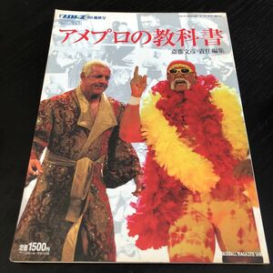 ム29 アメプロの教科書 平成17年10月20日発行 斎藤文彦 ベースボールマガジン社 プロレス 格闘技 スポーツ 雑誌 名簿 選手 海外 外国 