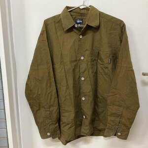 ☆1円スタート メンズ古着 STUSSY ステューシー シャツ 長袖シャツ トップス Mサイズ　アメリカ製　USA製　90年代