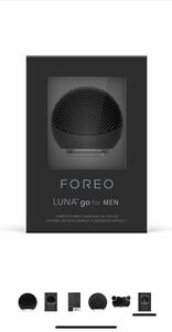 新品　LUNA go for MEN ブラック　黒　洗顔ブラシ　アンチエイジングケア　シリコン　T-Sonic振動　低周波　コンパクト　モバイル