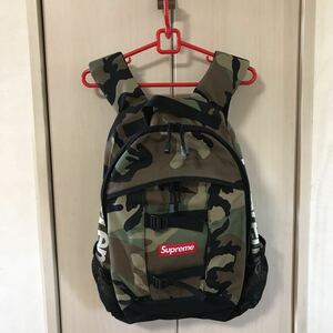 美品/正規品/希少/レア/貴重【Supreme 】シュプリーム バックパック Backpack カモフラージュ リュックサック デイパック CORDURA fabric