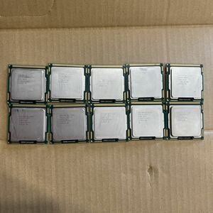 CPU Intel Core i3-550/5枚　i3-540/4枚　i3-530/1枚　インテル Core i3 第1世代 計10枚 中古 動作未確認　（43）-10