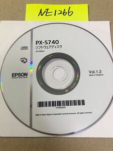 NE1266/中古品/EPSON PX-S740 ソフトウエアディスクJA Edition Vol.1.2