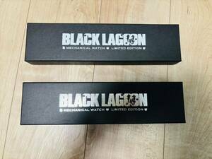 BLACKLAGOON 機械式腕時計 レヴィバージョン 別注色バージョン 2本 セイコー5 自動巻き 未使用 ブラックラグーン ブラック・ラグーン