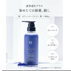 カラートリートメント　ヘアトリートメント　ハイダメージ対応　ダメージケア　カラーキープ　Q 紫　美髪　つや髪　新品　送料無料