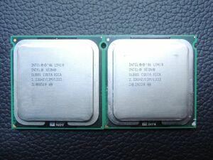 Intel LGA771 Quad Core Xeon L5410 SLBBS 2.33GHz12M/1333 COSTA RICA 2個セット Dual動作画面有 定形外発送￥240可