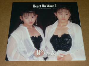 シングルLD／ウィンク　WINK　「Heart　On　Wave　Ⅱ」　One　Night　In　Heaven　他3曲／無帯、極美盤
