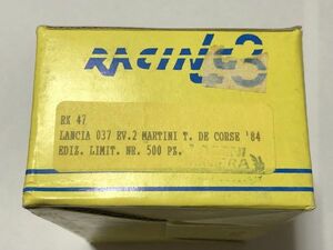 レーシング43/RACING43 1/43 ランチア 037 ev.2 MARTINI T.DE CORSE 84 500個限定 RK47 メタルキット/管KT01