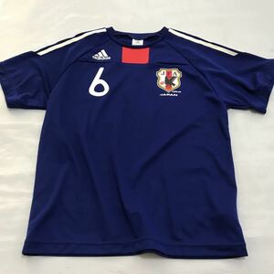 adidas JFA サッカー日本代表ユニフォーム 背番号6 メンズ Mサイズ サムライブルー アディダス