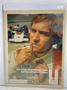 1972年11月24日号LIFE誌広告切り抜き【VICEROY/タバコ　シガレット】アメリカ買い付け品70s喫煙