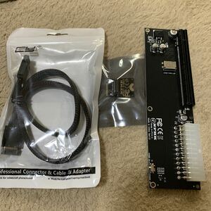 603t0333☆ xiwai Oculink SFF-8611 データケーブル PCI-E 3.0カード - PCI Express M.2 M-Key - SFF-8612 ホストアダプター GPD