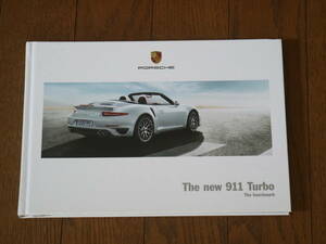■2013 ポルシェ 991型 911 Turbo ターボ /911 Turbo S ターボS クーペ/カブリオレ 厚口ハードカバーカタログ■日本語版＋価格表付