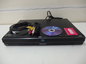 10▲/Zク2228 保証有 三菱 MITSUBISHI ブルーレイデスクレコーダー 2010年製 DVR-BZ240 1TBへ HDD換装済 中古 訳あり