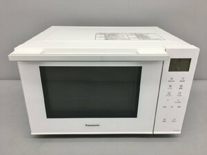 オーブンレンジ NE-FS300-W ホワイト 2020年製 パナソニック Panasonic 1000Wインバーター フラット型 庫内23L 角皿付き 美品 2308LR255