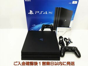 【1円】PS4Pro 本体 セット 1TB ブラック SONY PlayStation4 CUH-7000B 初期化/動作確認済 プレステ4 K07-586tm/G4