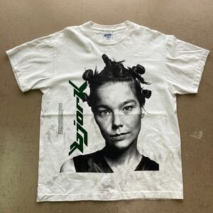 希少 80s 90s ビンテージ ヴィンテージ vintage Tシャツ USA製 バンド ロック バン T シャツ 染み込み シングルステッチ BJORK ビョーク