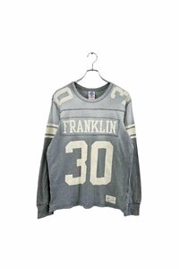 Made in ITALY FRANKLIN MARSHALL T-shirt フランクリンマーシャル 長袖Tシャツ ロンT グレー ヴィンテージ ネ