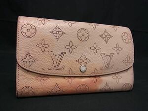 1円 LOUIS VUITTON ルイヴィトン M60145 モノグラムマヒナ ポルトフォイユイリス 二つ折り 長財布 ウォレット ピンク系 FA5889