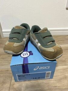 アシックス asics IDAHO BABY 4 SAND/WHITE 14cm