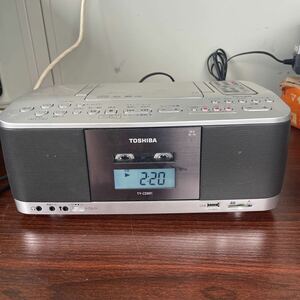 TOSHIBA 東芝 SD/USB/CD ラジオカセットレコーダー TY-CDX91 2022年製 