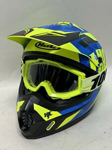 ◆58-2 HJC オフロードヘルメット CS-MX2 Ｓサイズ 55-56cm 2019年5月製造 収納袋付き ゴーグル付き