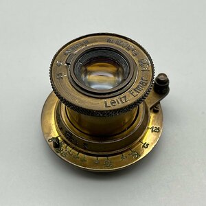 Fake Leitz Elmar 50mm F3.5 Gold フェイク ライツ エルマー ゴールド ロシアレンズ Leica ライカ Lマウント 現状品