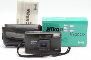 ※１円スタート【 美品 】NIKON ニコン AF 600 QD 28mm F3.5 PANORAMA MACRO マクロ機能あり★動作品★＜元箱,ケース,取説付属＞③3KT9901