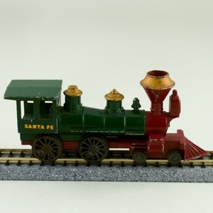 イギリス マッチボックス（matchbox） 蒸気機関車 Models of Yesteryear Y-13 4-4-0 AMERICAN LOCO SANTA FE 1/112