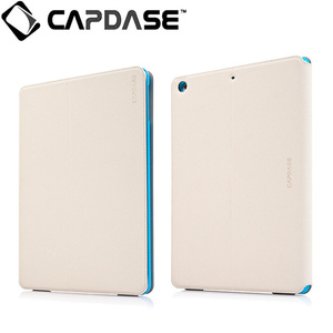 即決・送料込)【スタンド機能付き横開きケース】CAPDASE iPad Air 用 Sider Baco White/Blue