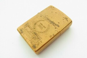 I079-Y32-927◎ ZIPPO ジッポ SOLID BRASS 1932-1982 50TH オイルライター 火花あり 現状品③◎