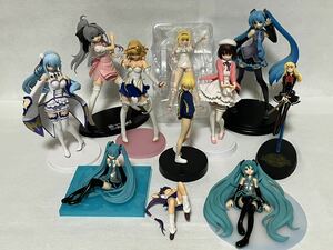 1円スタート　美少女　フィギュア　まとめ売り　11品　ジャンク品　初音ミク　ファンタズムーン　ほか