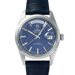 チューダー(チュードル) TUDOR プリンス 7017/0 ブルー文字盤 中古 腕時計 メンズ
