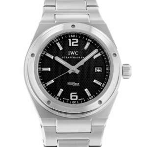 IWC インヂュニア オートマティック IW322701 腕時計 インジュニア 黒文字盤 【安心保証】