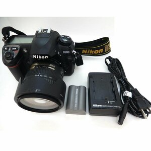 1円【ジャンク】Nikon ニコン/D200 レンズキット/AF-S 18-70mm 3.5-4.5G ED/85