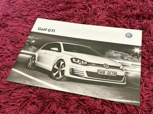 ●送料無料 2015年7月 フォルクスワーゲン ゴルフ GTI (GOLF7) カタログ 26P● VW