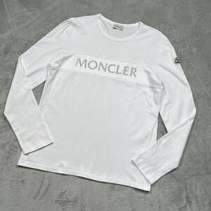 1円〜　美品　MONCLER モンクレール　マグリア　長袖Tシャツ ロンT ホワイト　Mサイズ　7723