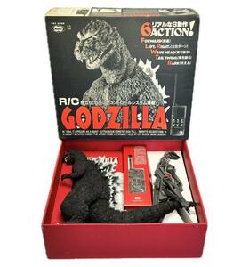 AZ-859 未使用 TOKYO MARUI 東京マルイ 1/100 独立6ch RC 初代ゴジラ 箱付 GODZILLA ラジコン デッドストック 特撮 怪獣 当時物 希少 レア