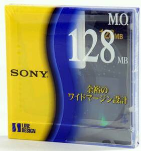 （S07）（未使用）SONY　MO 3.5型 90mm 光磁気ディスク 128MB